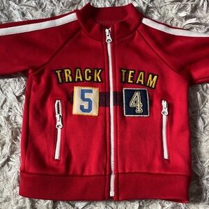 Gap track top zip up 6-12 months